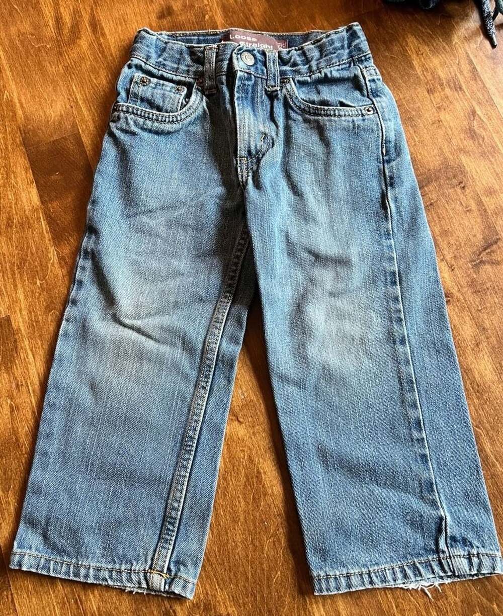 Levi's 569 Loose Fit Straight Leg Denim Jeans Boys Size 3T